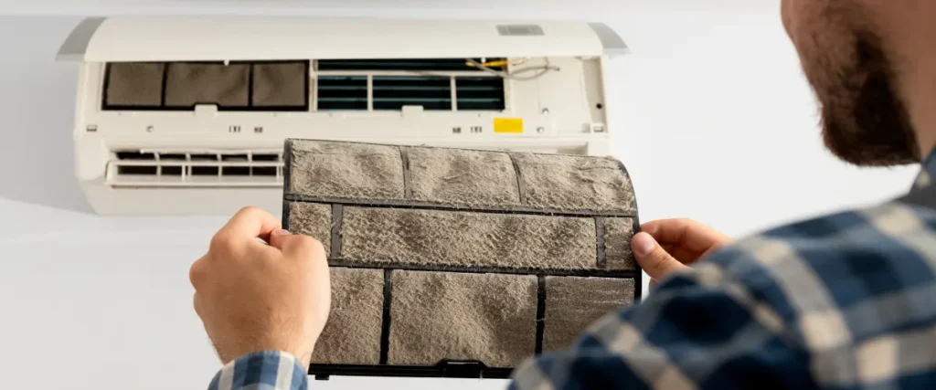 عیب یابی کولرگازی کثیفی فیلترها